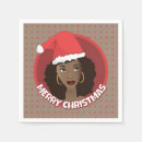 Search for african american xmas napkins Merry christmas