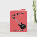 Search for bass guitar cards Red