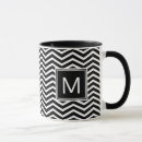 Search for black and white chevron mugs Chevrons