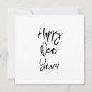 Search for text new years cards Typography