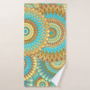Search for blue and brown bath towels Mandala