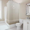 Search for taupe shower curtains Monogrammed