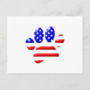 Search for dog flag postcards Patriotic