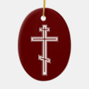 Search for religious symbol christmas tree decorations Cross