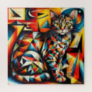 Search for cat painting puzzles Colourful