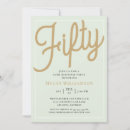 Search for gold and green birthday invitations Modern
