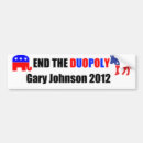 Search for libertarian bumper stickers Romney