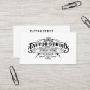 Search for vintage tattoo business cards Black