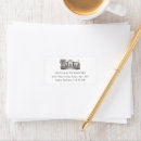 Search for illustrated card return address labels For her