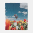 Search for hot air balloon blankets Flower