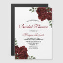 Search for red rose bridal shower invitations Elegant