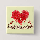 Search for newly weds badges Just married
