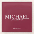 Search for mans coasters Groomsmen