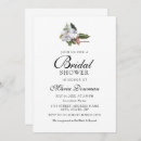 Search for classic elegant bridal shower invitations Traditional