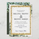 Search for simple calligraphy rustic greenery wedding invitations Watercolor floral foliage