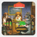 Search for dogs playing poker stickers Gambling