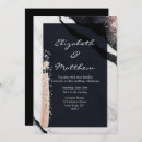 Search for marble and rose gold wedding invitations Stone