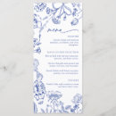 Search for vintage wedding menus Chinoiserie
