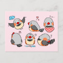 Search for kawaii bird postcards Pink