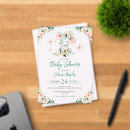 Search for frame baby shower invitations Flowers