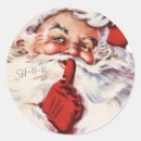 Search for vintage santa face stickers Cute