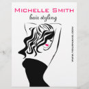 Search for hair salon flyers Feminine