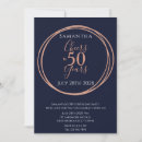 Search for cheers to 50 years birthday invitations Modern