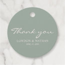 Search for wedding favour tags Sage green