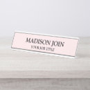 Search for job title name plates Modern