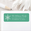 Search for snowflake return address labels Simple