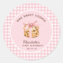 Search for girl first birthday stickers For her