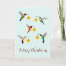 Search for hummingbird christmas cards Cute