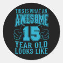 Search for 15 years old stickers Boy