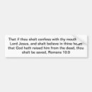 Search for romans bumper stickers Verse
