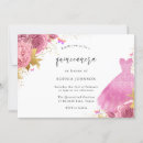 Search for blush pink quinceanera invitations Floral