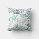 Search for blue seashell cushions Nautical