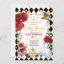 Search for seeing red invitations Alice in wonderland