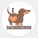 Search for dachshund love stickers Funny