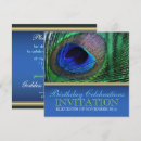 Search for blue peacock invitations Exotic