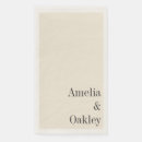 Search for elegant wedding napkins Minimalist