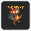 Search for funny rooster stickers Crow