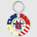 Search for state michigan key rings America