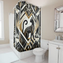 Search for black cat shower curtains Abstract