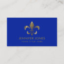 Search for fleur de lis business cards Luxury