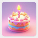 Search for birthday cake candles stickers Colorful