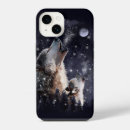 Search for wild wolf iphone cases Moon
