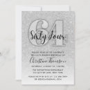 Search for 64th birthday invitations Modern