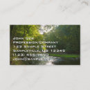 Search for rivers business cards Nature