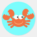 Search for crab cartoon stickers Underwater