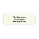Search for last name return address labels Typography